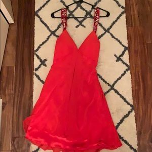 Red Hoco dress